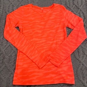 Underarmour long sleeve hot pink tee size M